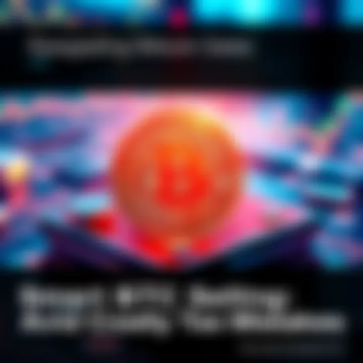 A visual representation of Bitcoin transactions and tax considerations