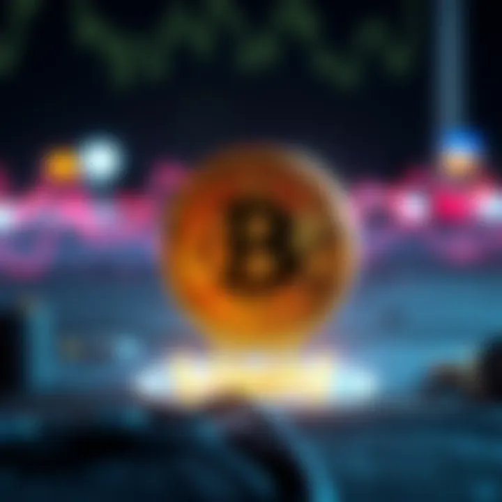 A Bitcoin symbol fading into an AI icon, representing the shift from cryptocurrency mining to artificial intelligence ventures.