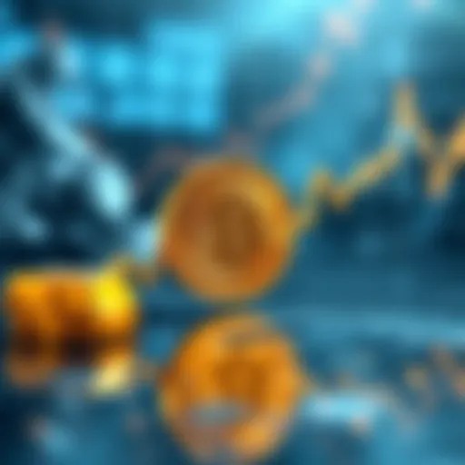 A graph showing Bitcoin's decline against Gold's rise, highlighting the market shift.