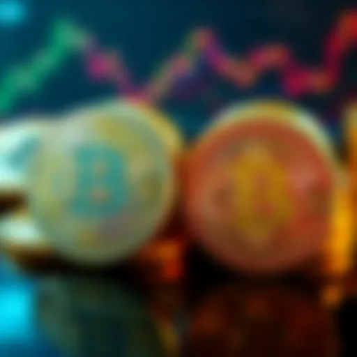 A visual comparison between Bitcoin and multiple Bitcoins, highlighting their differences in the cryptocurrency market.