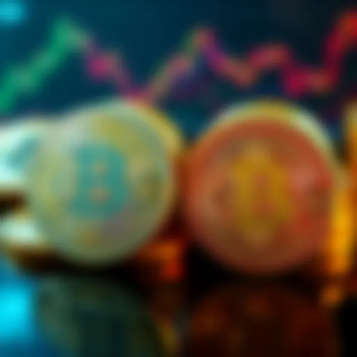 A visual comparison between Bitcoin and multiple Bitcoins, highlighting their differences in the cryptocurrency market.