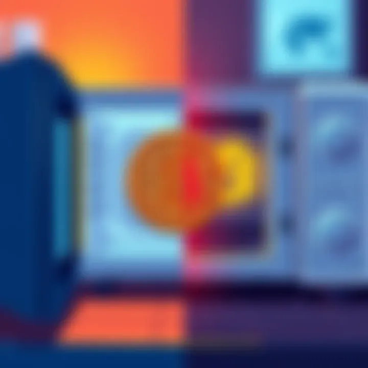 A side-by-side illustration showing a microwave oven on one side and a Bitcoin symbol on the other, highlighting the difference in household adoption rates.