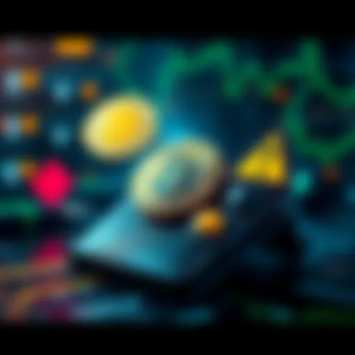 A digital representation of a hacked Bitcoin wallet with warning symbols, showcasing the risk to all Bitcoin users.