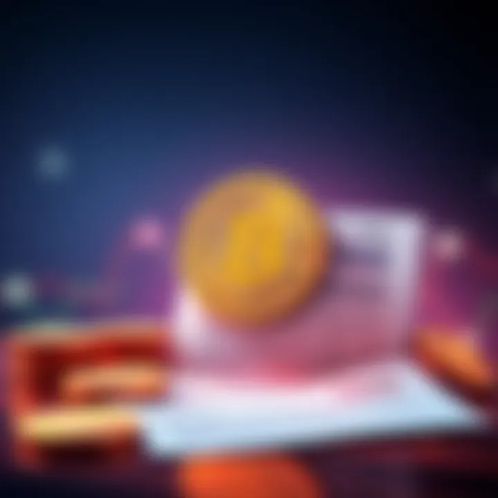 Illustration showing a Bitcoin symbol with a tax document, representing the Netherlands' new Bitcoin tax policy.