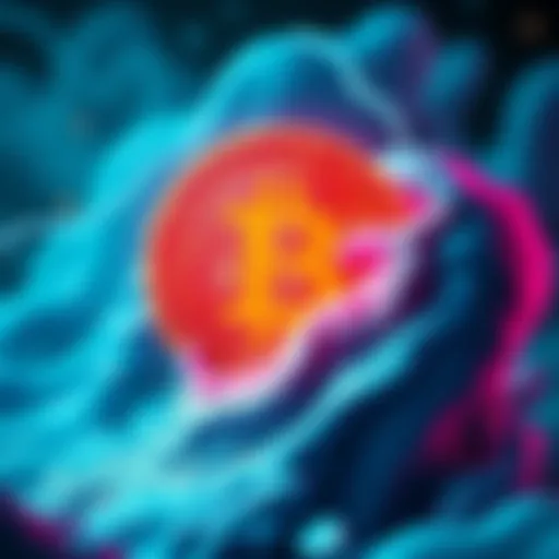 A visual representation of a Bitcoin whale selling a large amount of BTC, symbolizing market uncertainty and volatility.