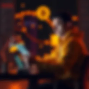 A person sitting at a desk with a laptop, looking concerned while reviewing cryptocurrency information and paperwork, symbolizing challenges in cashing out Bitcoin without proof.