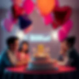 BitMart team celebrating their 8th anniversary with balloons and cake, showing growth in cryptocurrency