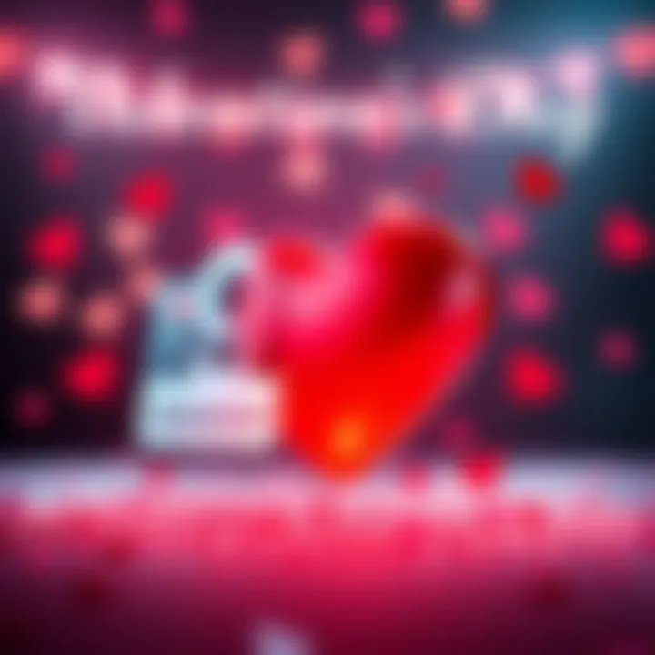 Celebrate Valentine's Day with a BitMart Card promotion, showcasing a heart and 9 USDT voucher.