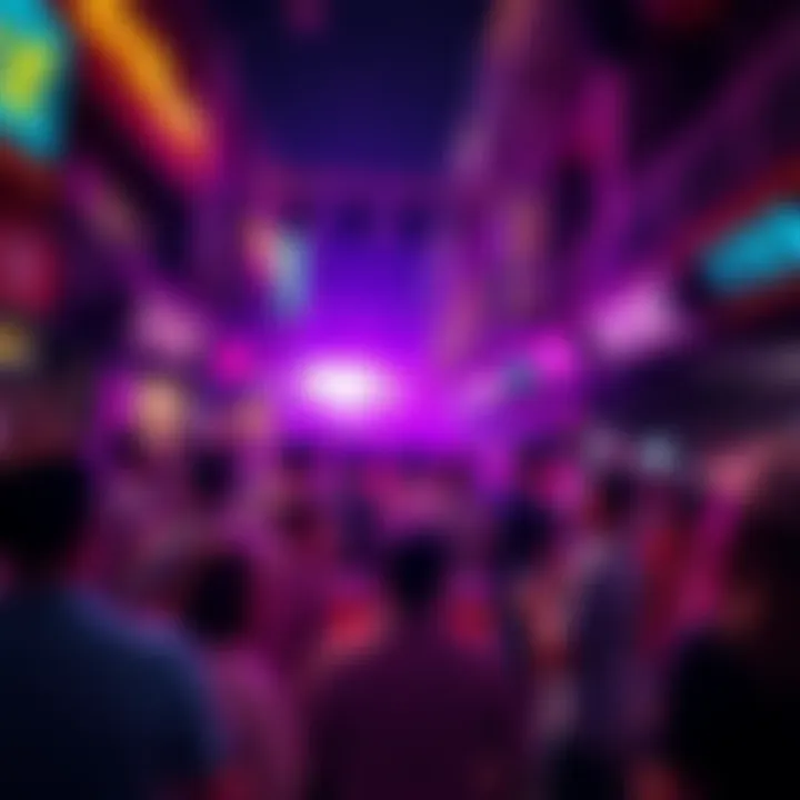 Crowd enjoying BitMart's #ConsensusHK Afterparty Guests dancing and socializing at BitMart's #ConsensusHK Afterparty in Lan Kwai Fong with drinks and music