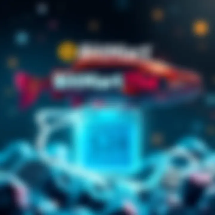 A graphic showing the BitMart logo and The Big Trout (BIGTROUT) cryptocurrency with a calendar marking February 5, 2026, at 11 AM UTC