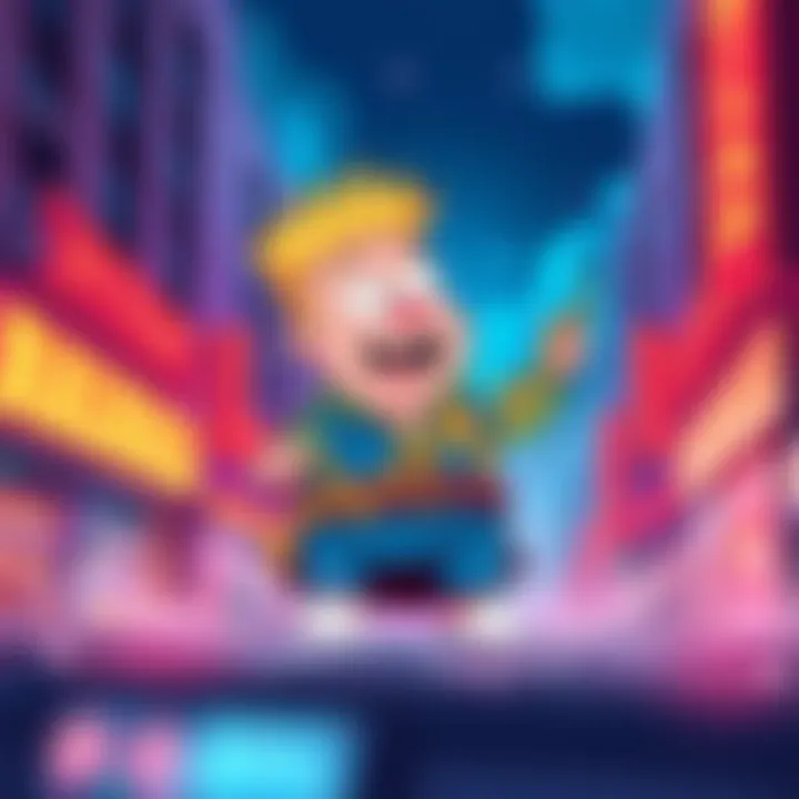 Illustration of Ralph Wiggum cryptocurrency on BitMart with chart showing upward trend and trading details