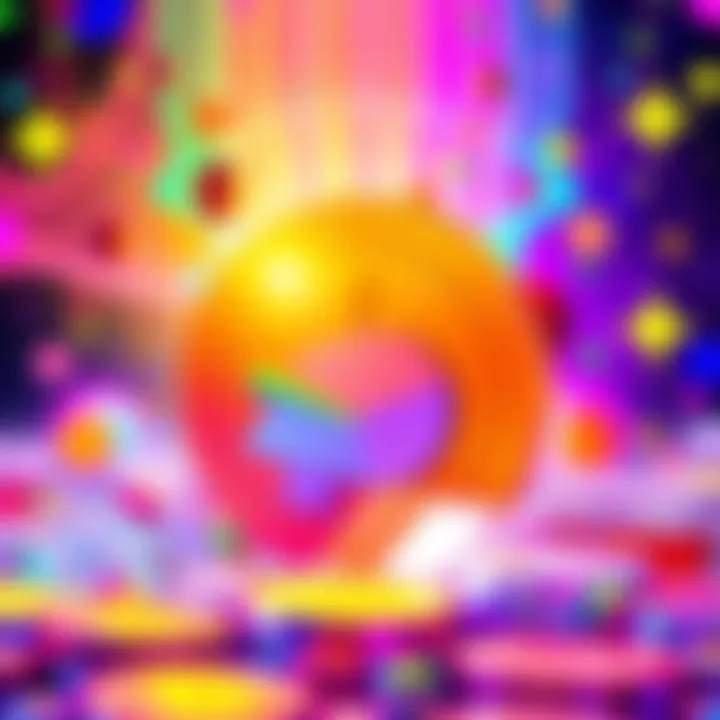 Colorful graphic announcing the BitMart listing for Rainbow (RNBW) with vibrant colors and cryptocurrency symbols