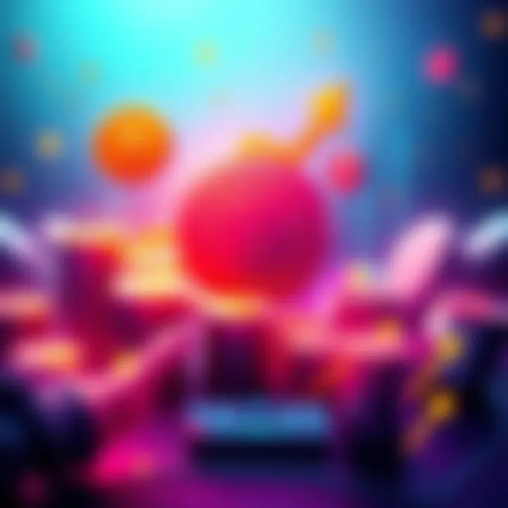 BitMart Staking Rewards Overview A graphic showing the concept of staking rewards on the BitMart platform, featuring coins and growth arrows, with a user engaging with the platform.