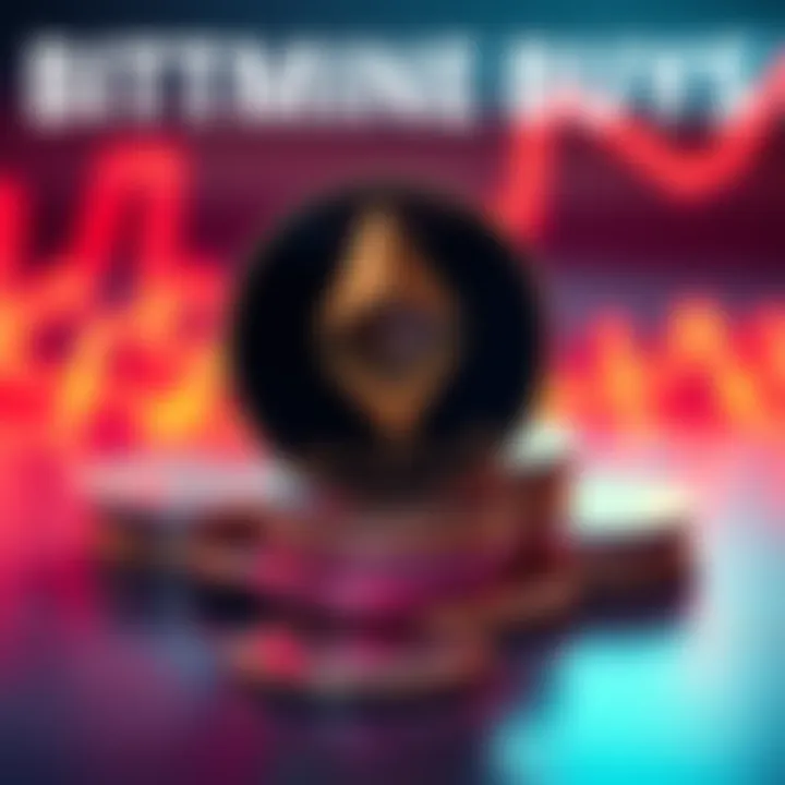 Tom Lee's Bitmine logo with Ethereum coins stacked, highlighting the purchase of 25,000 ETH for $41 million.