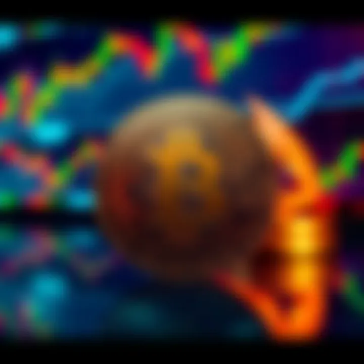 BlackRock logo alongside Bitcoin symbol with trading charts in the background, representing market insights.