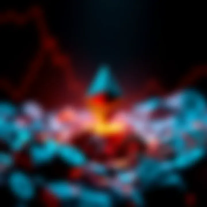 Graphic showing BlackRock logo with Ethereum symbol and staking concept