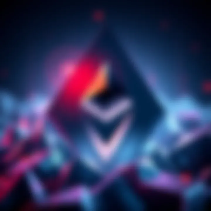 BlackRock ETHB Launch BlackRock logo with Ethereum symbol and dollar sign representing staking dividends