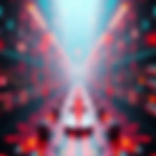 A visual representation of various blockchain chains with arrows indicating potential investment opportunities, showing both active and quieter chains.