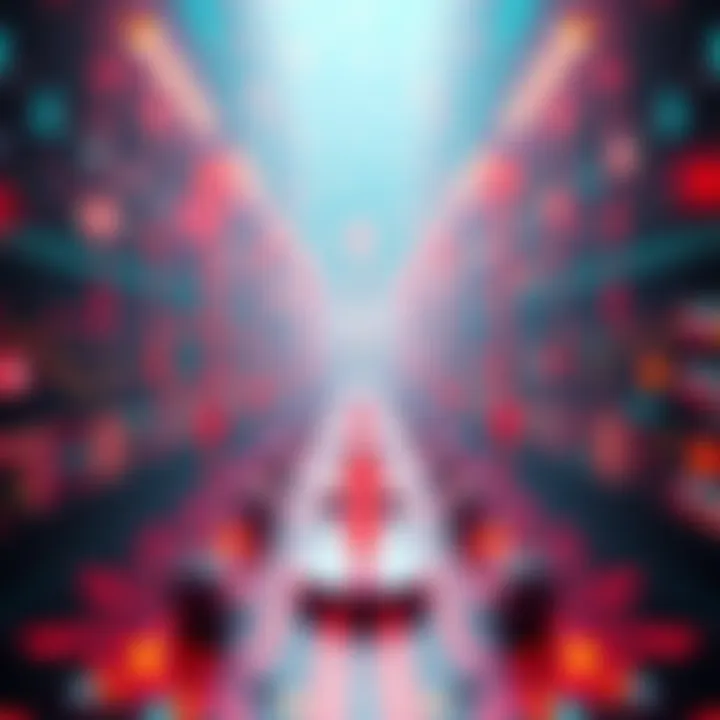 A visual representation of various blockchain chains with arrows indicating potential investment opportunities, showing both active and quieter chains.