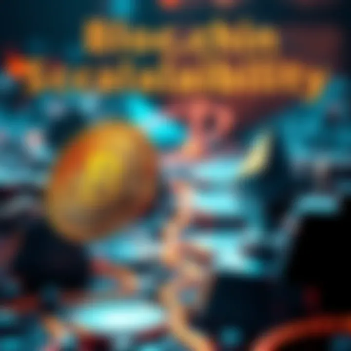 A visual representation contrasting Bitcoin and Ethereum architectures, illustrating UTXO design and smart contract potential.