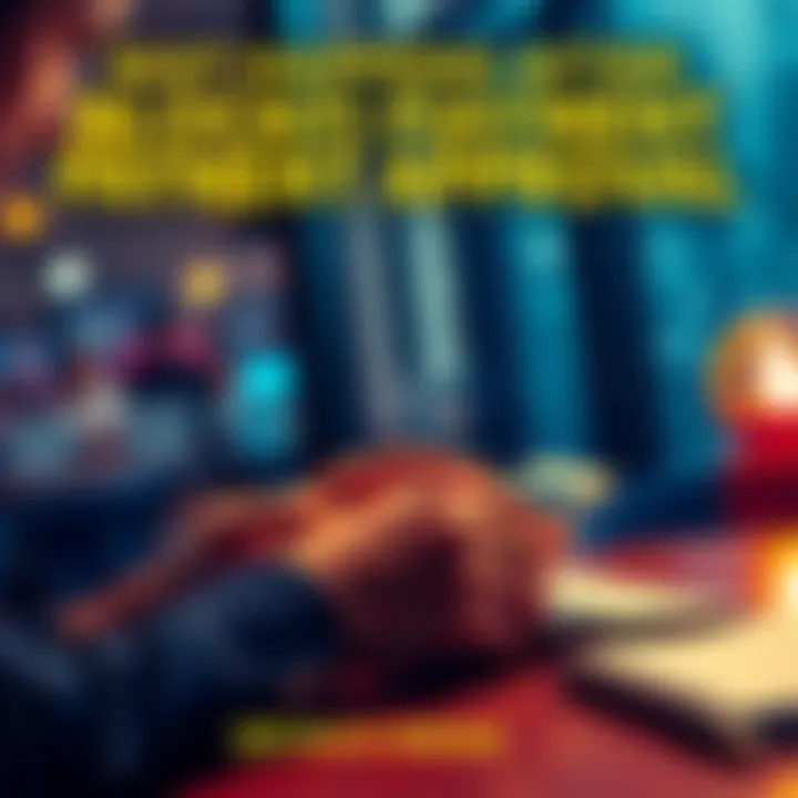 A person checking their email for updates on BlockFi payment approval with a notebook and pen nearby.