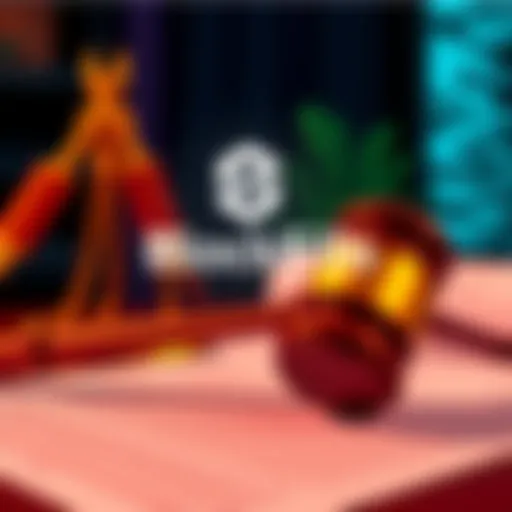 BlockFills Chapter 11 Filing BlockFills logo displayed with a gavel and financial documents, symbolizing the Chapter 11 filing process.