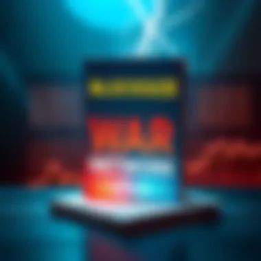 Book on Blocksize War and Lightning Network Cover of a book discussing the Blocksize War and the Lightning Network with graphics representing blockchain technology