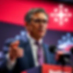 Bank of America CEO discusses the risk of stablecoin yields affecting U.S. bank deposits at a press conference