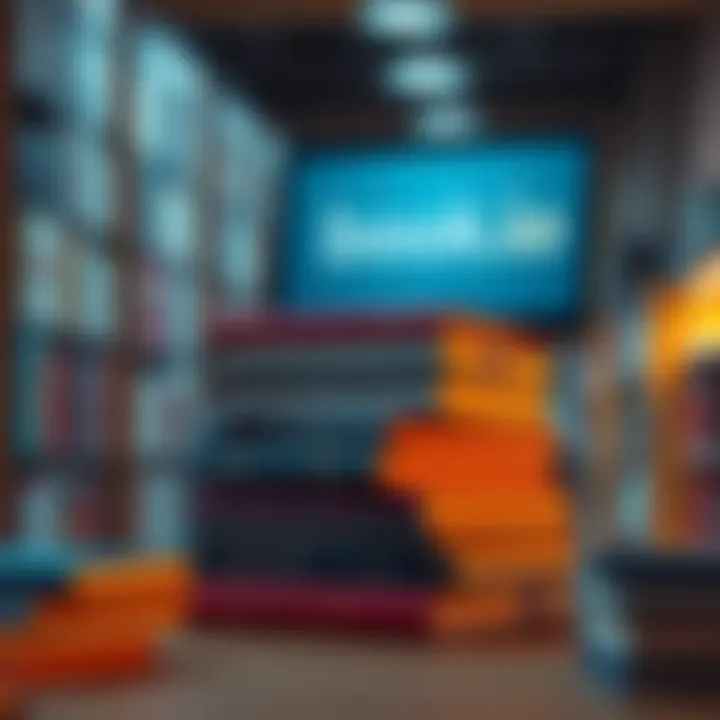 Books Available on Book.io A stack of books with a digital screen showing Book.io, symbolizing the partnership between Ingram and Book.io