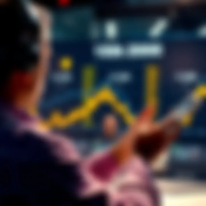 Person reviewing Ethereum values while considering a loan against their crypto assets