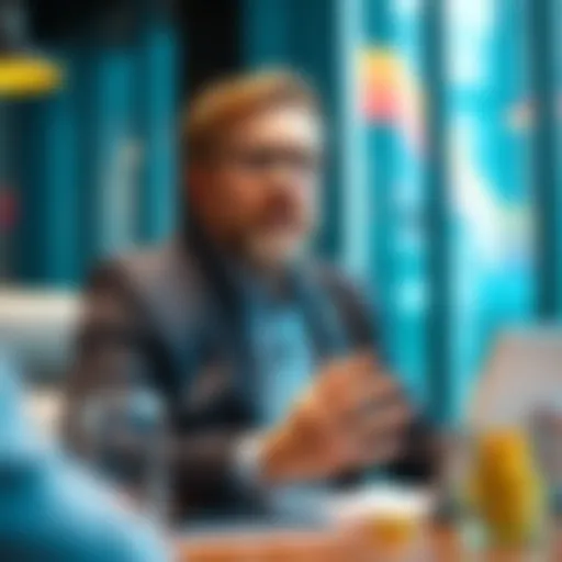 Brad Garlinghouse confidently discussing the future of XRP in a formal setting
