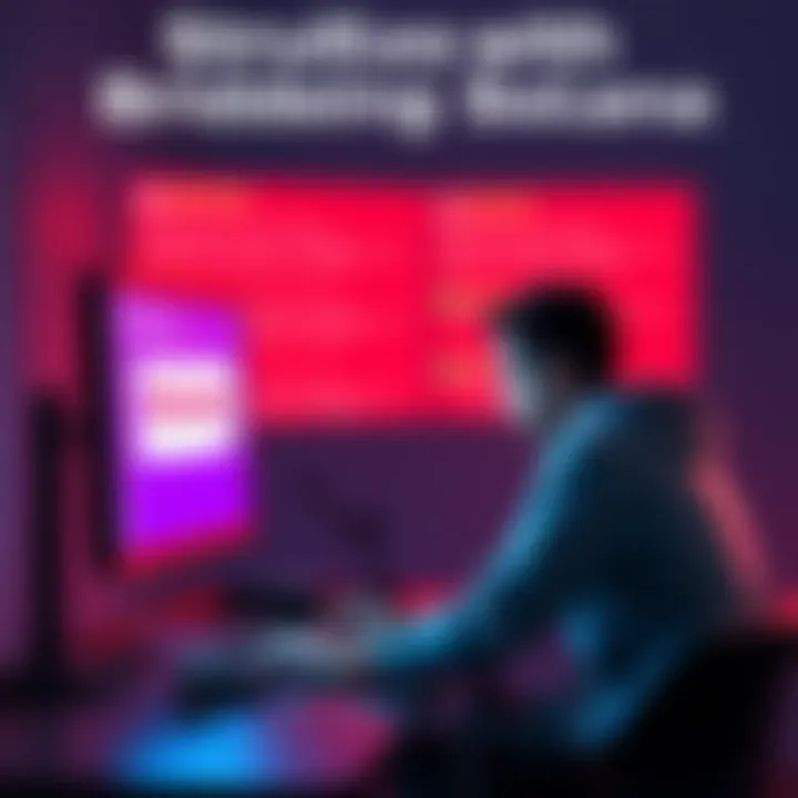 A frustrated person sitting at a computer, looking at error messages while trying to bridge funds on the Solana network, symbolizing the challenges faced by users.
