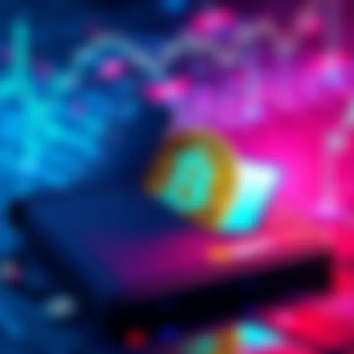 An illustration showing a digital wallet with Bitcoin (BTC) being transferred to Tether (USDT) in a secure, private transaction.