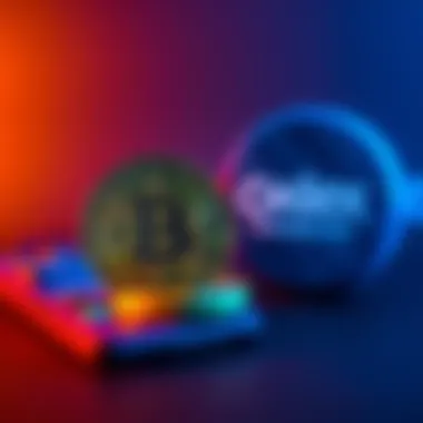 A digital representation of 0.01 BTC over the OKX platform, next to a hardware wallet and Kraken logo