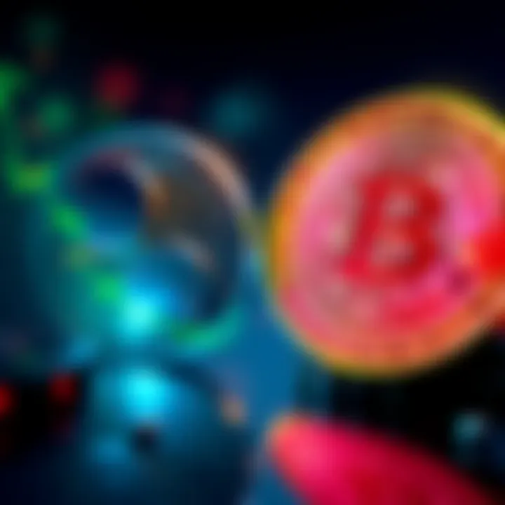 Bitcoin and Ripple Comparison A visual comparison of Bitcoin and Ripple, featuring their logos and key attributes side by side.