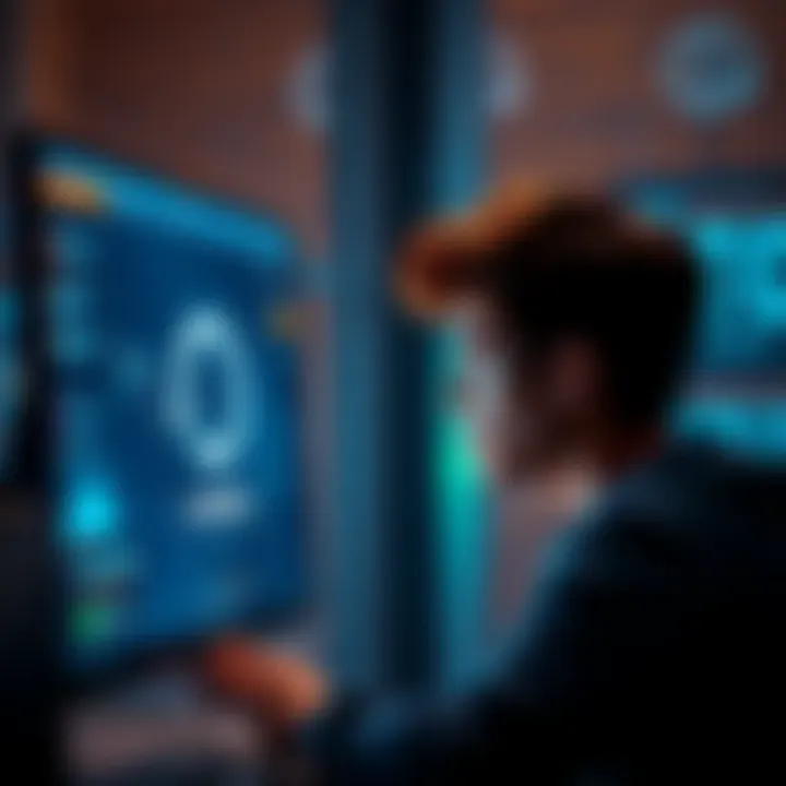 A user staring at a screen with a loading icon, symbolizing withdrawal issues