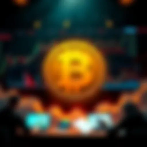 A graphic showing the Buttcoin logo alongside cryptocurrency charts and community members discussing it online.