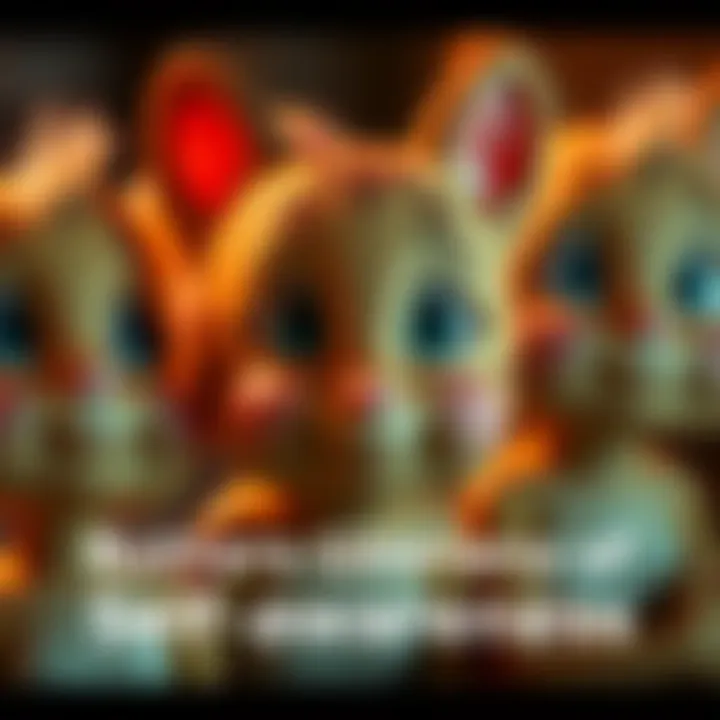 Butters showing signs of self-awareness A close-up of Butters looking thoughtfully, with a curious expression as if understanding their surroundings, symbolizing a shift in behavior.