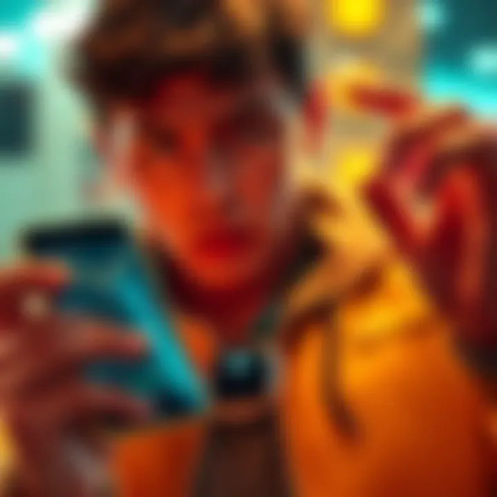 A person looks concerned while holding a smartphone displaying Bitcoin charts, reflecting on their investment journey