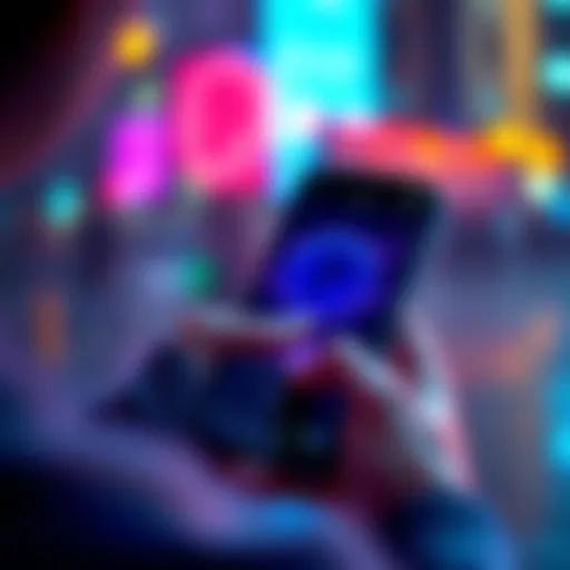 A person tapping 'Buy' on a smartphone wallet app to purchase Pi cryptocurrency.