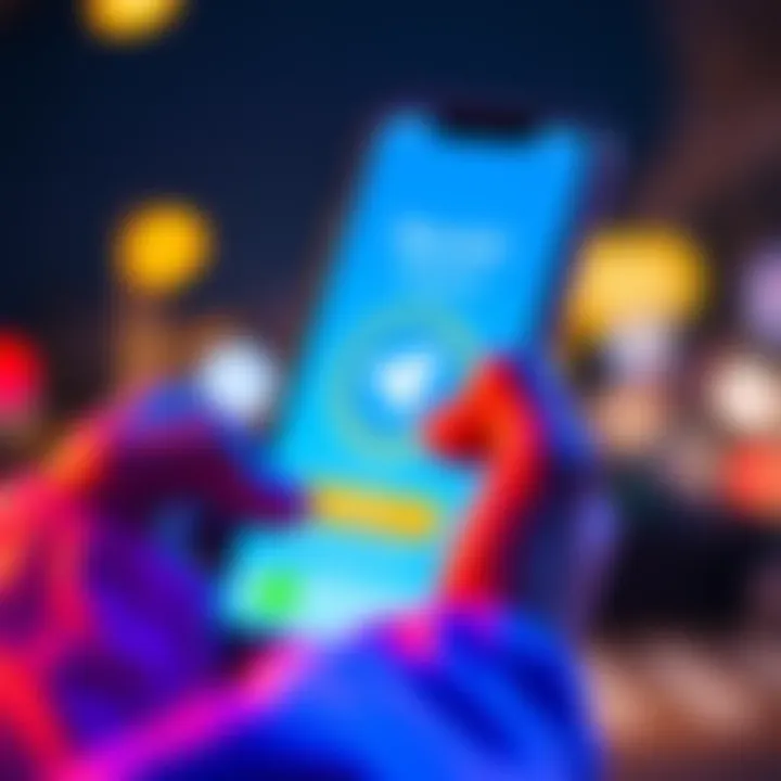 A person using a smartphone to purchase cryptocurrency on the Revolut app, symbolizing buying Telegram's TON.