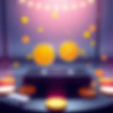 An illustration showing a simple digital transaction from USDT to Bitcoin, with currency symbols and arrows indicating the swap process.