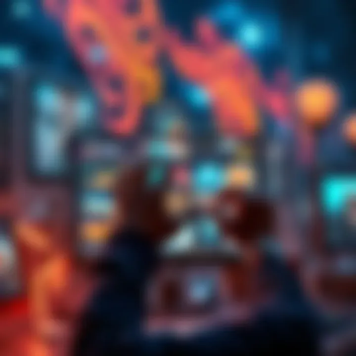 A person exploring the Sorare platform on a computer screen, focused on purchasing Gallerys to enhance their collection.