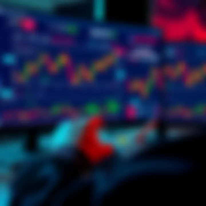 Calculating Cardano Average Person analyzing Cardano crypto chart with calculator and charts on screen