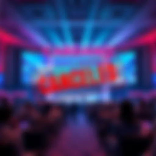 A graphic showing a canceled event sign for Cardano Summit 2026 with a backdrop of a virtual conference setting and a disappointed crowd.