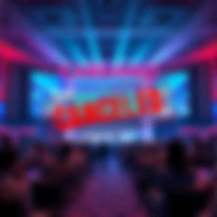 A graphic showing a canceled event sign for Cardano Summit 2026 with a backdrop of a virtual conference setting and a disappointed crowd.