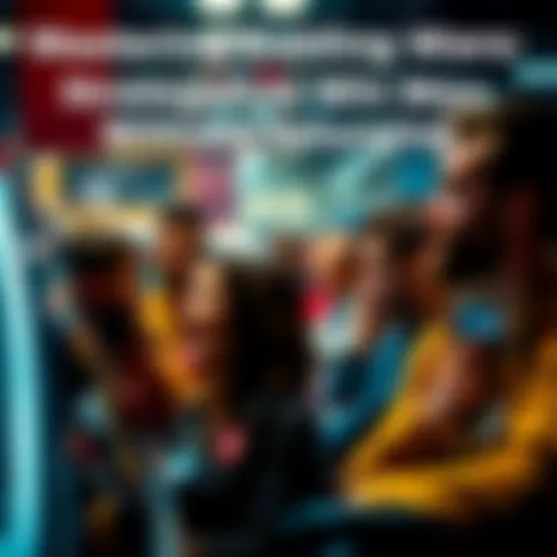 People competing at a car auction, showing intense focus and determination