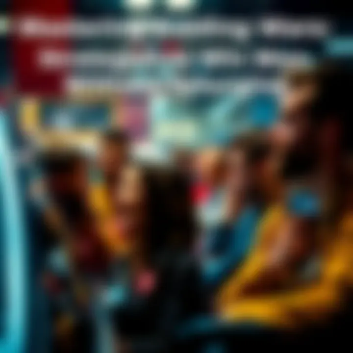 People competing at a car auction, showing intense focus and determination