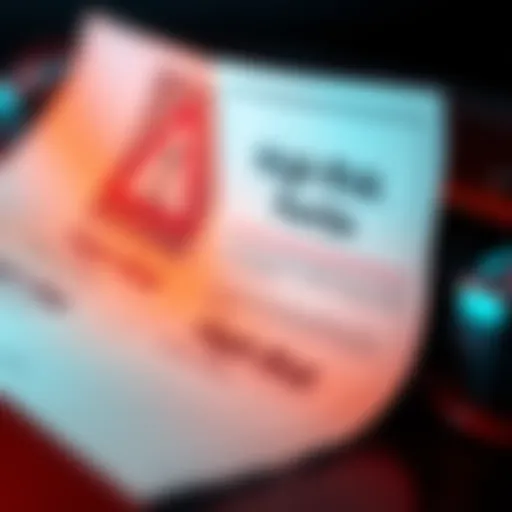 A close-up of a car insurance renewal document showing a high risk fee notice