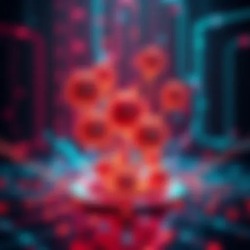 Visual representation of Cardano's architecture featuring elements of Game Theory, showing connections and strategies between nodes.